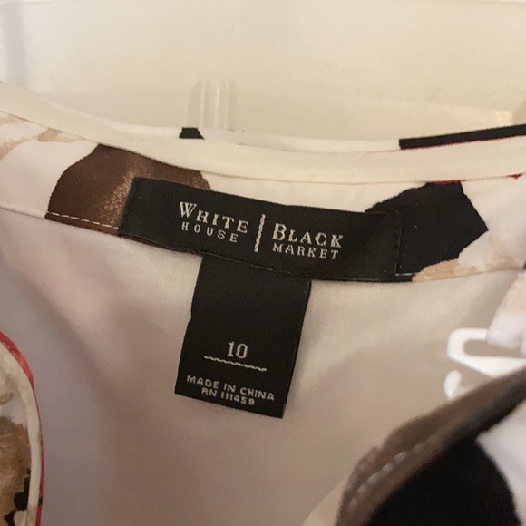 White House Black Market Floral dress size 10 - Picture 3 of 4